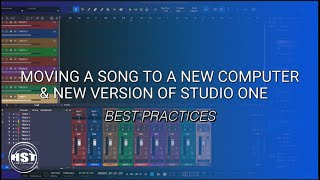 Studio One  Moving Songs To A New Computer amp Version Of Studio One  Home Studio Trainer [upl. by Ribaudo]