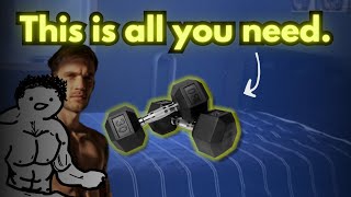 Pewdiepie can get you JACKED with only dumbbells [upl. by Elspeth]