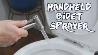 How to Install a Handheld Bidet Sprayer  Quick amp Easy [upl. by Dunning]