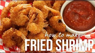 How to Make Panko Fried Shrimp  Crispy Breaded Shrimps Recipe [upl. by Llenaej197]