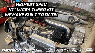 NISSAN MICRA K11 TURBO KIT OVERVIEW [upl. by Reinnej138]