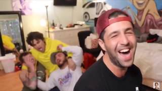 Josh Peck Singing In David Dobrik Vlogs [upl. by Kipp411]