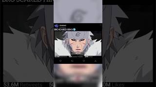 anime TOBIRAMA SCARED SAUSKE animeedit sauskeuchiha  NARUTO [upl. by Yacano]