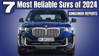 Most Reliable Suvs of 2024 as per consumer reports  SUVs to buy [upl. by Aerised]