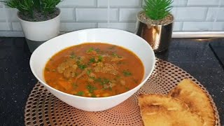 Recette haricot blanc facile وصفة اللوبيا باللحم سهلة [upl. by Noonberg726]