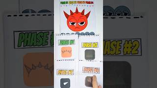 SPRUNKI Raddy  ASMR Phase 1vs2vs3vs4squishyblindbag papercraft sprunkiincrediboxsquishy shorts [upl. by Waverley]