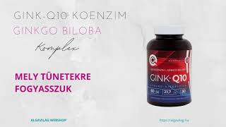 GINK Q10 koenzim  Ginkgo Biloba mely tünetekre fogyasszuk [upl. by Reede]