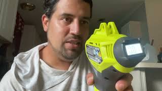 RYOBI 18V High Pressure inflator with Digital Gauge unboxing [upl. by Ken860]