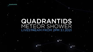 Quadrantids Meteor Shower 2021 Live Stream [upl. by Maryn]