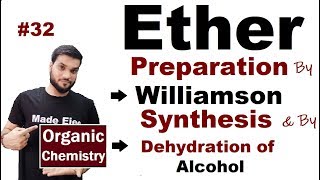 Ether ROR Preparation by Dehydration of Alcohol amp by Williamson Synthesis  NEET JEE  L32 [upl. by Oakley]