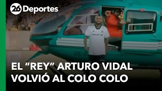 ⚽ CHILE  Arturo Vidal y una curiosa presentación en su regreso a Colo Colo [upl. by Duston]