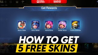 HOW TO GET 5 FREE SKINS FROM THE NEW ALLSTAR EVENT [upl. by Ahsiemat470]