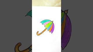 easy kids drawing 😮trending umbrella funny comedy drawing kids art story new ytshorts yt [upl. by Eolanda396]