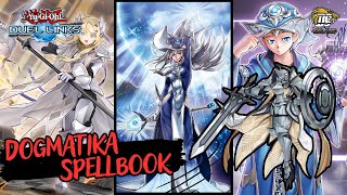 YUGIOH DUEL LINKS SILENT SPELLBOOK WITH DOGMATIKA BANISH amp NEGATE YOUR SPELL [upl. by Allx]