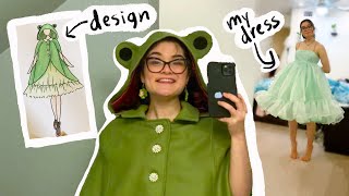 Making a Frog Dress and coat 🐸 [upl. by Annek311]