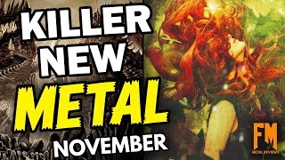 Top 10 MOST Anticipated METAL Albums in NOVEMBER [upl. by Eirallih]