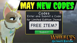 ⚠️NEW UPDATE⚠️WARRIOR CATS CODES ROBLOX 2024  WARRIOR CATS CODES MAY [upl. by Heiskell]