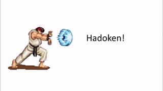 Street Fighter Hadoken except its increasingly verbose [upl. by Esinek]