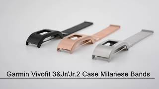 C2DJOY Garmin Vivofit 3JrJr2 Milanese Video Show [upl. by Reade]