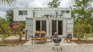 Shipping Container House USA Headwaters Jupiter An Eco Retreat On The Loxahatchee River Florida [upl. by Issak344]