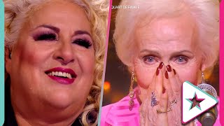 Elderly Lady Sings ABBA and Gets the GOLDEN BUZZER on Frances Got Talent [upl. by Kcim]