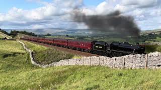 Black 5 44932 Pendle Dalesman Greengates 8th August 2023 [upl. by Pazia]