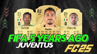 THIS IS HOW JUVENTUS LOOKED 5 YEARS AGO VS NOW 🔥😱 FIFA 20  EA FC 25 FIFA 25 [upl. by Juana]