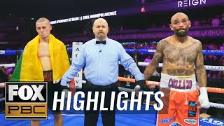 Eimantas Stanionis vs Luis Collazo ends in a fourthround nodecision  HIGHLIGHTS ​ PBC ON FOX [upl. by Marduk]