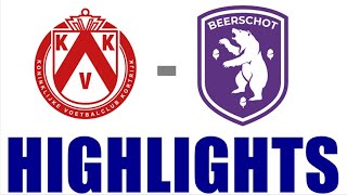 KV Kortrijk 10 K Beerschot VA Highlights  Pro League 202425 [upl. by Thebault519]