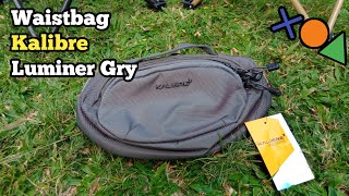 Review Waistbag Kalibre Luminer Grey  Ridz Adventure [upl. by Nilkcaj]