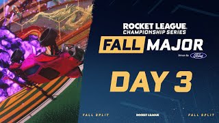 RLCS Fall Major  Swiss Stage  Day 3 [upl. by Eidaj908]