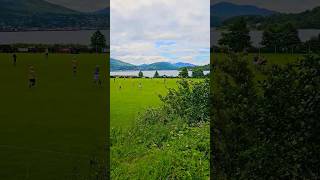 Shinty game at Kilmallie Shinty Club Scotland thegreatglenway hiking scotland [upl. by Sudhir]