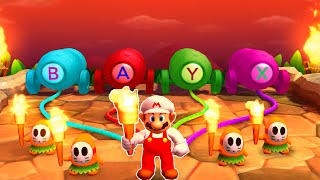 Mario Party The Top 100 Minigames  Mario Vs Waluigi Vs Daisy Vs Peach Master Difficulty [upl. by Esirec]