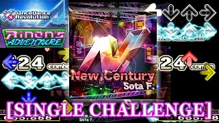 【DDR A】 New Century SINGLE CHALLENGE 譜面確認＋クラップ [upl. by Eardnoed905]