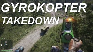 Far Cry 4 Erfolg  Trophäe quotWie ein Meister vom Himmelquot Takedown mit einem Gyrokopter [upl. by Shem]