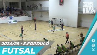 Magyar Futsal Akadémia – A Studio Futsal Nyíregyháza  23  Férfi Futsal NB I  5 forduló  MLSZTV [upl. by Corinne]