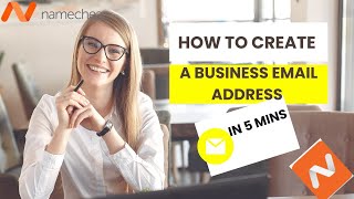 How to Create a Business Email Address in 5 Mins Namecheap users [upl. by Tteraj774]