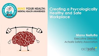 Creating a Psychologically Healthy and Safe Workplace [upl. by Shreeves]