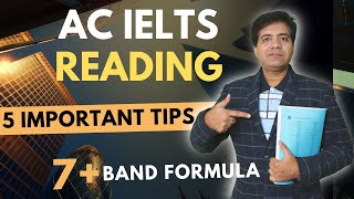 Academic IELTS Reading 5 Important Tips For 7 Band By Asad Yaqub [upl. by Xyla]