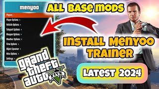 How to Install Latest Menyoo Trainer in GTA 5  Menyoo mod Installation tutorial GTA 5  GTA 5 mods [upl. by Argella]