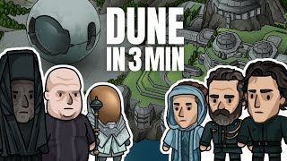 Dune Part 1 Animation Recap  Movie Map [upl. by Anurb703]