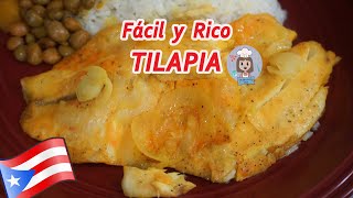 COMO Preparar Pescado 🐟🐟TILAPIA Receta Simple y SALUDABLE 🐟 [upl. by Mahgem682]