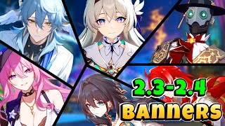 Version 23 and 24 Upcoming Characters Banners Roadmap including Reruns  Honkai Star Rail [upl. by Siri]