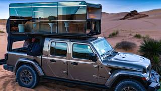 Expanding Truck Camper Enhances your Camping with Panoramic View [upl. by Notle932]