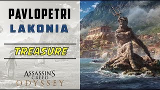 Pavlopetri Lakonia  Loot Treasure Location  ASSASSINS CREED ODYSSEY [upl. by Atig930]