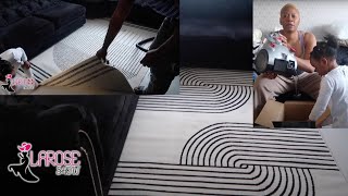 VLOG Réalité dêtre maman  Nettoyage  Mon nouveau tapis  Déballent [upl. by Kcirtap]