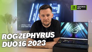 ROG Zephyrus Duo 16 2023 z GeForce RTX 4090 Co potrafi ten potężny laptop [upl. by Selmner]