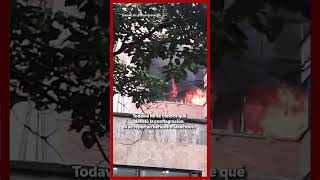 Incendio en Bogotá se quemó parte de un edificio residencial en Teusaquillo  El Espectador [upl. by Lucic]