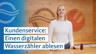 Service So lesen Sie ihren digitalen Wasserzähler ab [upl. by Oreves721]