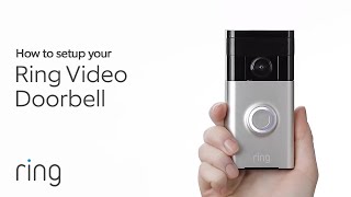 How to Set Up Your Ring Video Doorbell  Ring [upl. by Enihpled]